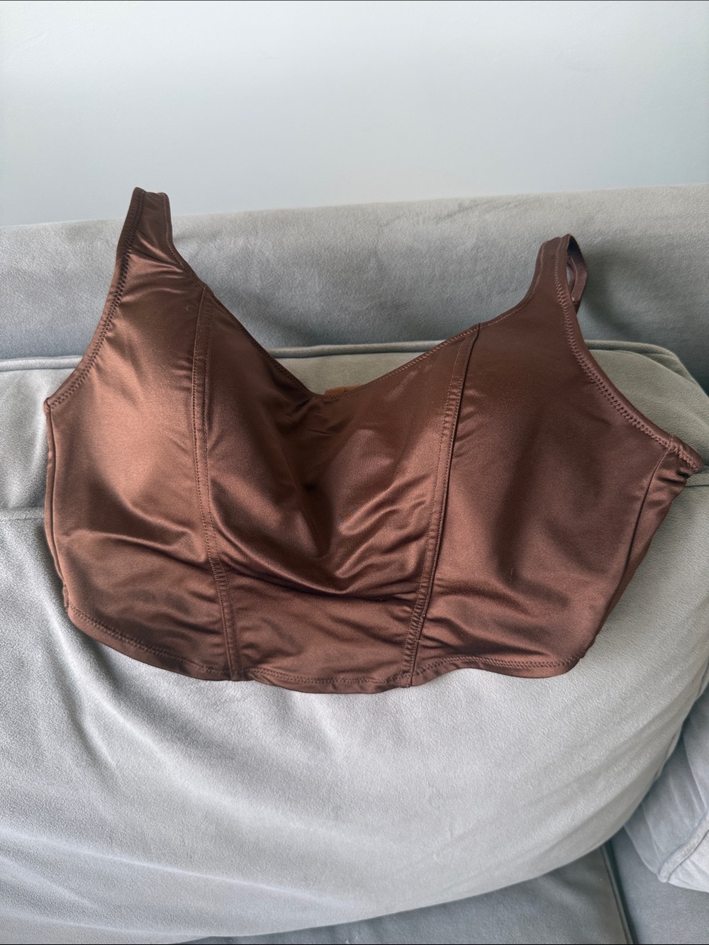 Victoria's Secret Brown Wireless Longline Bra